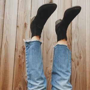 Matisse suede black boots